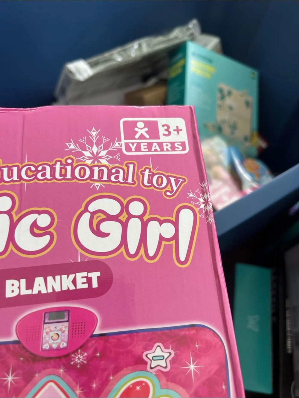 Dynamic Girl Dancing Blanket - Pink Kids Dance Mat